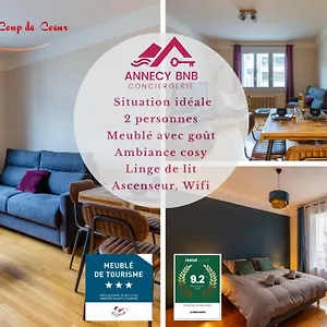 La Marmotte: 2 Persons, Center And Lake, 3* Appartement Annecy